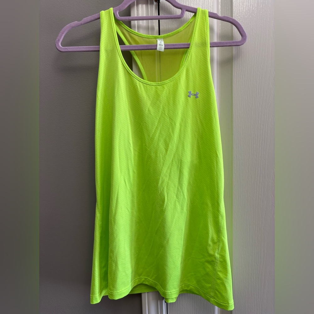Women’s Under Armour Heat Gear mesh racerback tanks